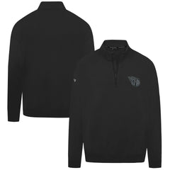 Cleveland Guardians Levelwear Murray Nightfall Quarter-Zip Top - Black
