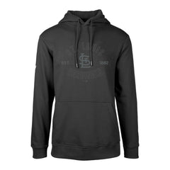 St. Louis Cardinals Levelwear Podium Abyssal Pullover Hoodie - Black