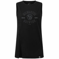 Milwaukee Brewers Levelwear Women's Influx Abyssal Tank Top - Black