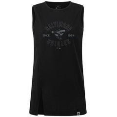 Baltimore Orioles Levelwear Women's Influx Abyssal Tank Top - Black