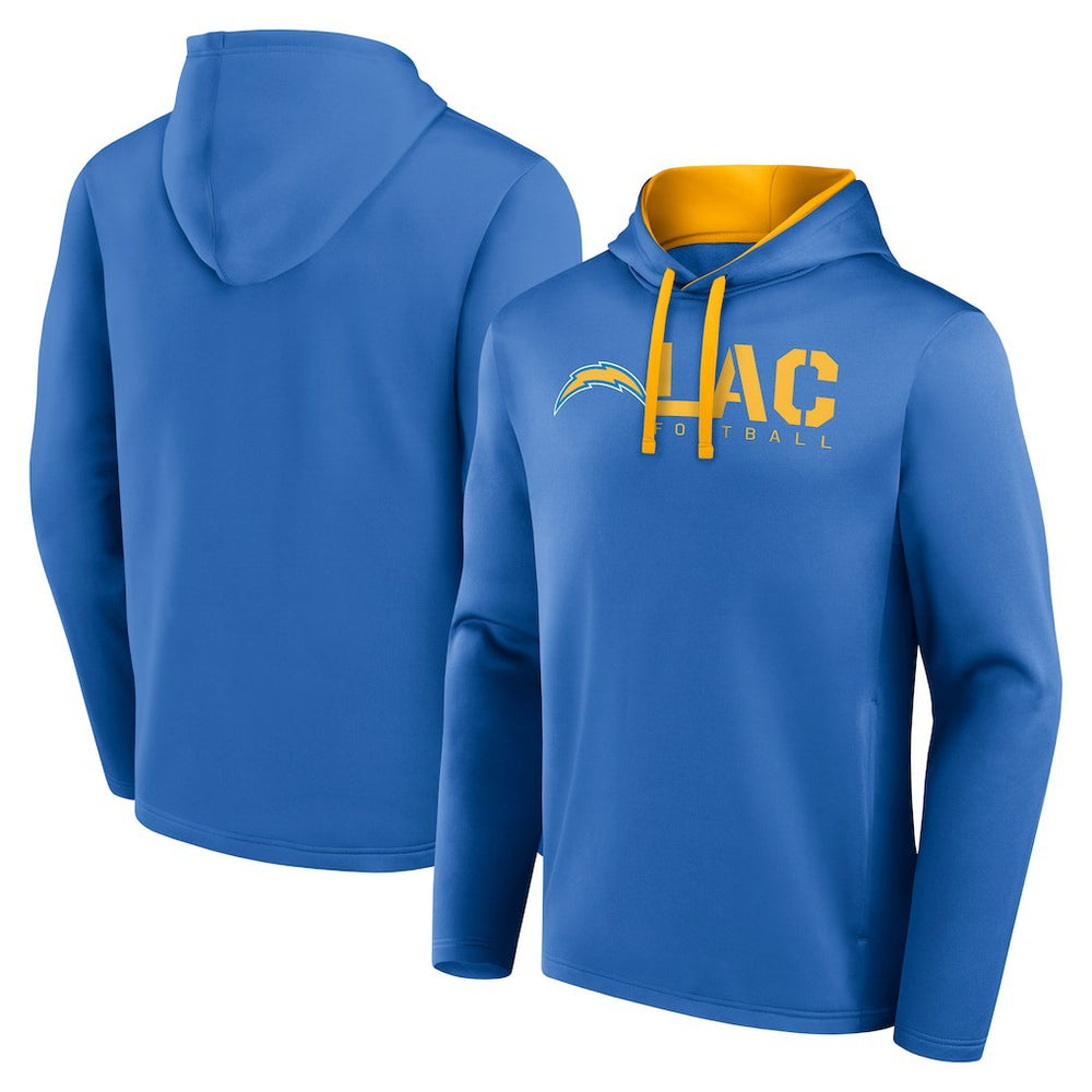 NFL Los Angeles Chargers Logo Athletic Head Start Pullover Hoodie