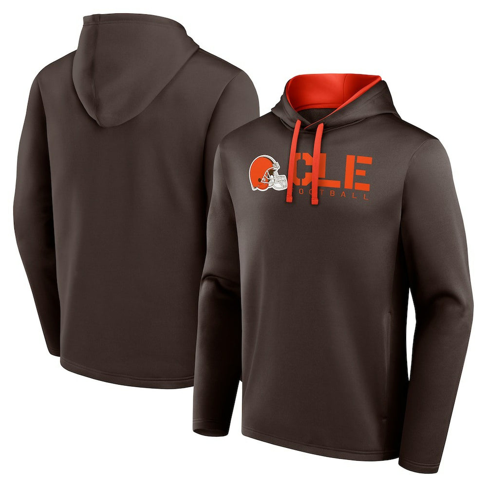 NFL Cleveland Browns Logo Athletic Head Start Pullover Hoodie