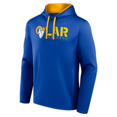 NFL Los Angeles Rams Logo Athletic Head Start Pullover Hoodie