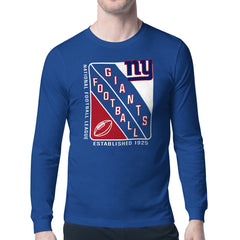 NFL New York Giants Starter Shield Logo Long Sleeve T-Shirt