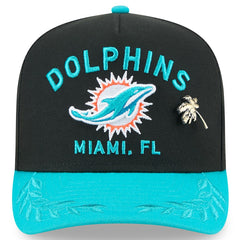 NFL Miami Dolphins 2025 NFL Draft On Stage A-Frame 59FIFTY Fitted Hat