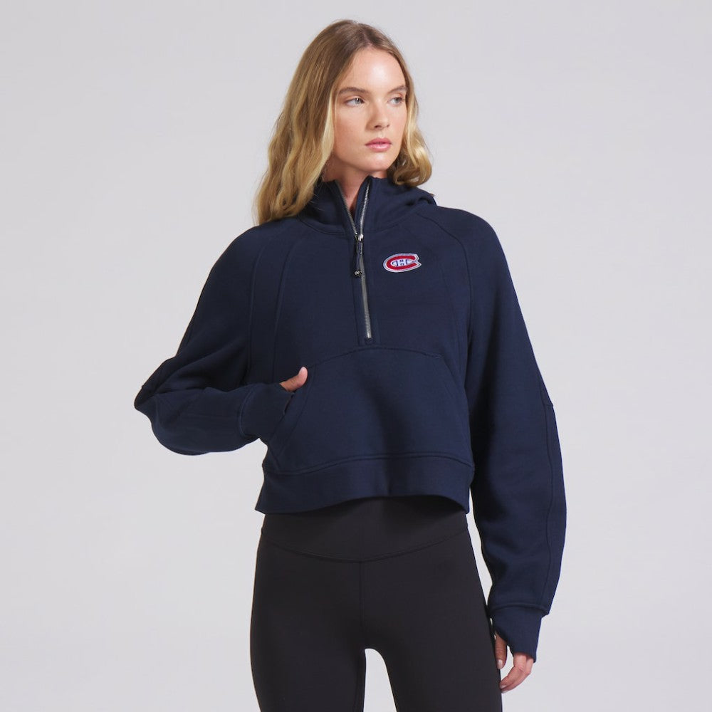 Montreal Canadiens lululemon Women's Scuba Oversized Half-Zip Hoodie