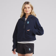 Seattle Kraken lululemon Women's Scuba Oversized Half-Zip Hoodie