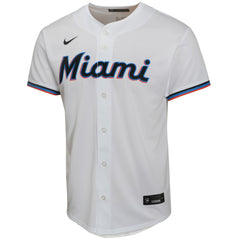 Sandy Alcantara Miami Marlins Youth Home Game Player Jersey - White | Nike
