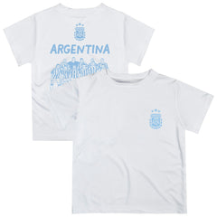 Argentina National Team Vive La Fete Youth Impressions Artwork Icons T-Shirt / Soccer Sale