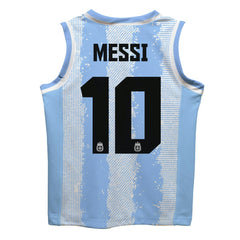 Lionel Messi Argentina National Team Vive La Fete Mesh Basketball Jersey / Soccer Outlet