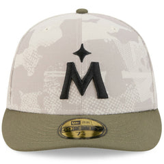 Minnesota Twins 2025 Armed Forces Day 59FIFTY Fitted Hat - Light Beige/Olive | New Era