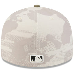 Toronto Blue Jays 2025 Armed Forces Day 59FIFTY Fitted Hat - Light Beige/Olive | New Era