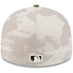Cincinnati Reds 2025 Armed Forces Day 59FIFTY Fitted Hat - Light Beige/Olive | New Era