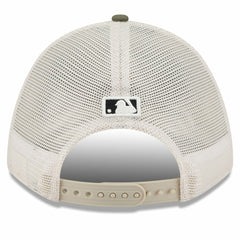 Pittsburgh Pirates 2025 Armed Forces Day 9FORTY M-Crown A-Frame Adjustable Hat - Light Beige/Olive | New Era