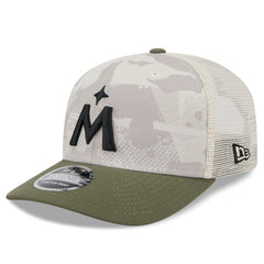 Minnesota Twins 2025 Armed Forces Day 9SEVENTY Stretch-Snap Hat - Light Beige/Olive | New Era