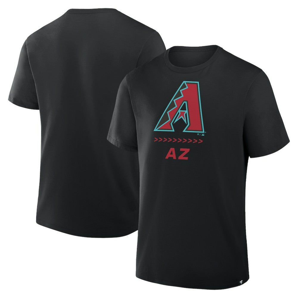 Arizona Diamondbacks Clubhouse Legacy Side Swipe T-Shirt - Black