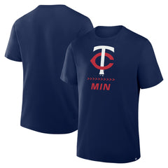 Minnesota Twins Clubhouse Legacy Side Swipe T-Shirt - Navy