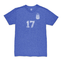 Alejandro Garnacho Argentina National Team 1863FC Player Vintage Tri-Blend T-Shirt / Soccer New
