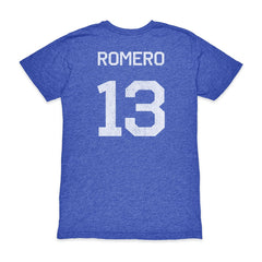 Cristian Romero Argentina National Team 1863FC Player Vintage Tri-Blend T-Shirt / Soccer Discount
