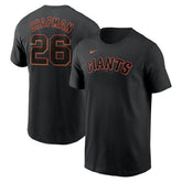 Matt Chapman San Francisco Giants Fuse Name & Number T-Shirt - Black | Nike