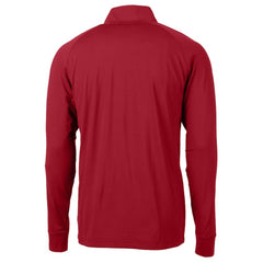 Detroit Tigers Cutter & Buck Patriotic Logo Adapt Eco Knit Stretch Recycled Quarter-Zip Pullover Top - Red