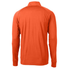 San Francisco Giants Cutter & Buck Adapt Eco Knit Stretch Recycled Quarter-Zip Pullover Top - Orange