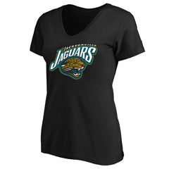 NFL Jacksonville Jaguars Women's Plus Size Classic Logo T-Shirt