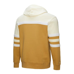 Boston Red Sox Head Coach Pullover Hoodie - Tan/Cream | Mitchell & Ness