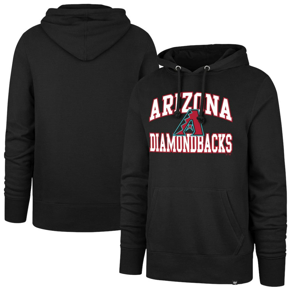 Arizona Diamondbacks Velocity Headline Pullover Hoodie - Black | 47 brand