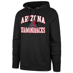 Arizona Diamondbacks Velocity Headline Pullover Hoodie - Black | 47 brand