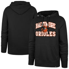 Baltimore Orioles Velocity Headline Pullover Hoodie - Black | 47 brand