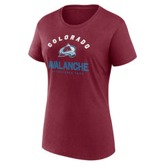 Colorado Avalanche Logo Athletic Women's Unrivaled T-Shirt