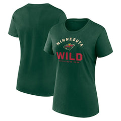 Minnesota Wild Logo Athletic Women's Unrivaled T-Shirt