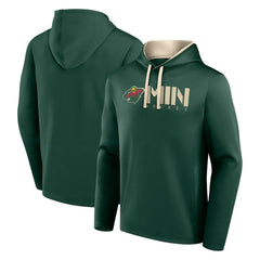 Minnesota Wild Logo Athletic Head Start Pullover Hoodie