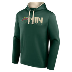 Minnesota Wild Logo Athletic Head Start Pullover Hoodie