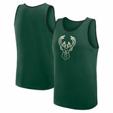 Milwaukee Bucks Logo Athletic Unmatched Success Tank Top - Hunter Green outlet