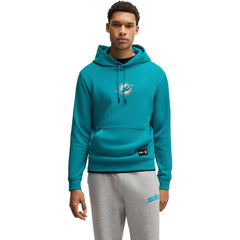 NFL Miami Dolphins Hugo Boss Unisex Woodson Tri-Blend Hoodie