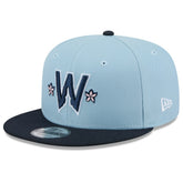 Washington Nationals 2025 City Connect 9FIFTY Snapback Hat - Light Blue/Navy | New Era