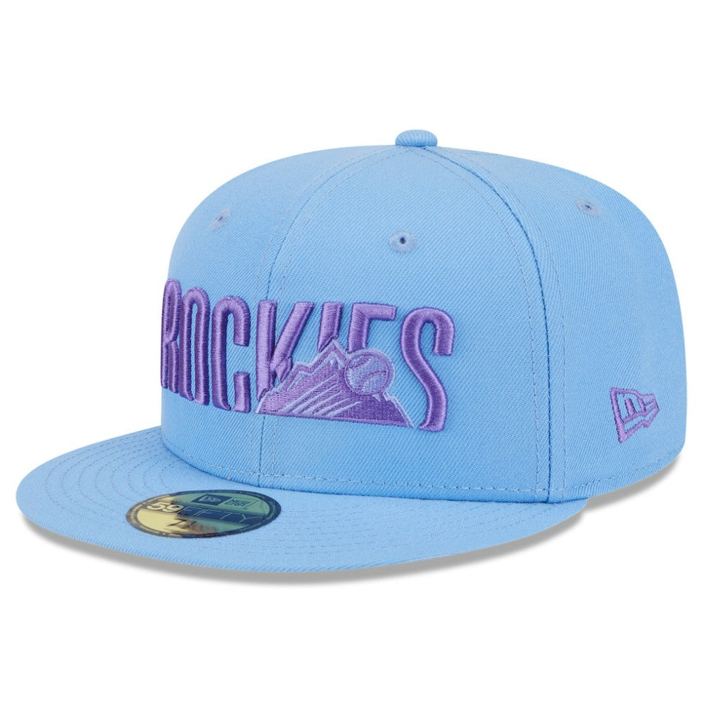 Colorado Rockies 2025 City Connect Fan Pack 59FIFTY Fitted Hat - Light Blue | New Era