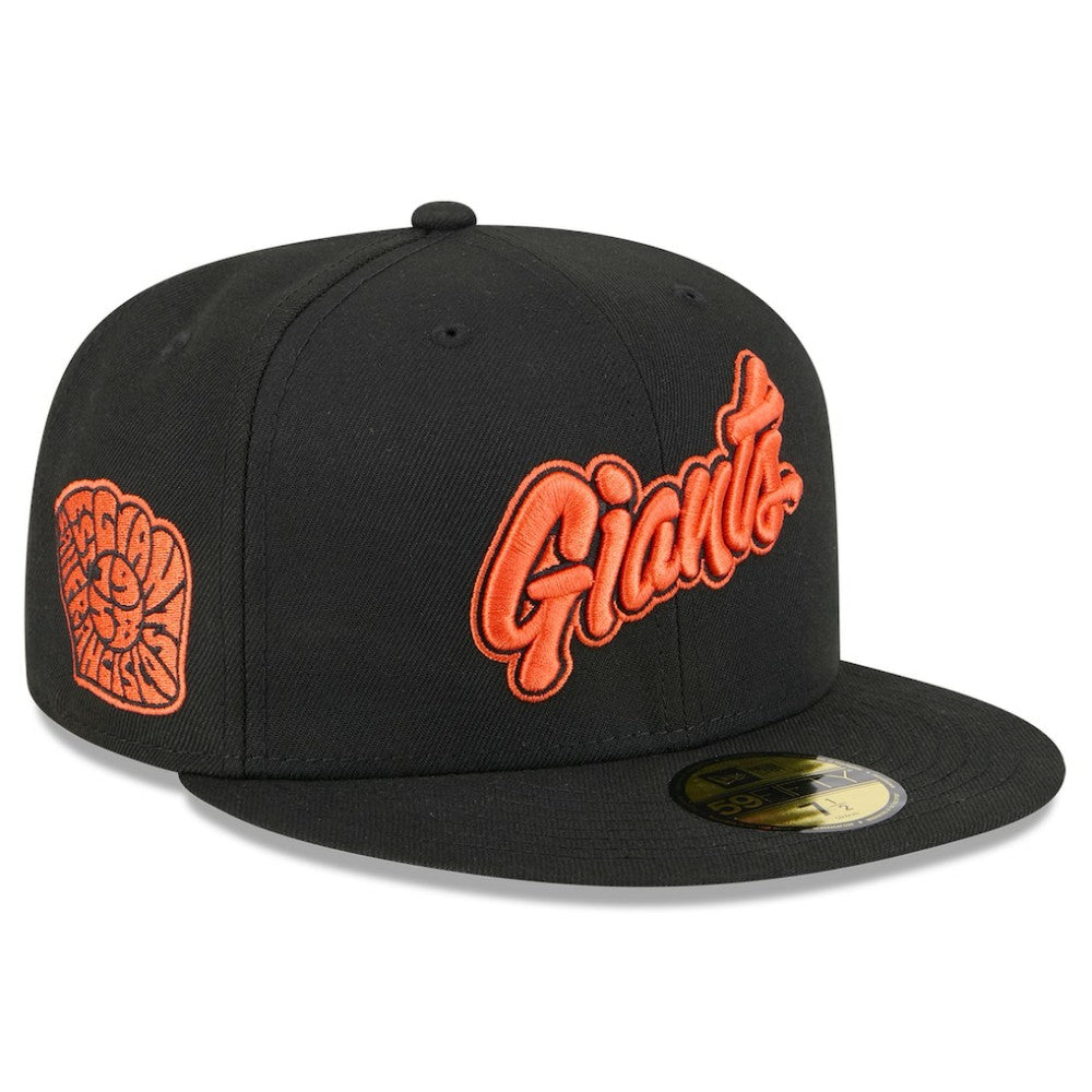 San Francisco Giants 2025 City Connect Wordmark 59FIFTY Fitted Hat - Black | New Era