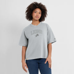 NFL Detroit Lions Women's Glory Arch Boxy T-Shirt