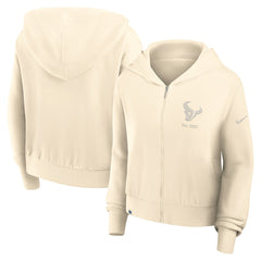NFL Houston Texans Women's Glory Cropped Full-Zip Hoodie