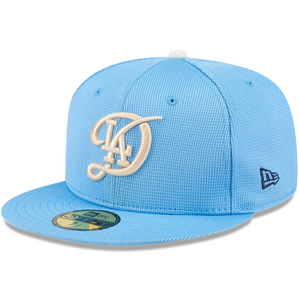 Los Angeles Dodgers City Connect Batting Practice 59FIFTY Fitted Hat - Light Blue | New Era