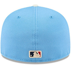 Los Angeles Dodgers City Connect Batting Practice 59FIFTY Fitted Hat - Light Blue | New Era