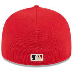Texas Rangers City Connect Batting Practice Low Profile 59FIFTY Fitted Hat - Red | New Era