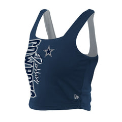 NFL Dallas Cowboys Women's Reversible Cropped Sport Classics Tank Top