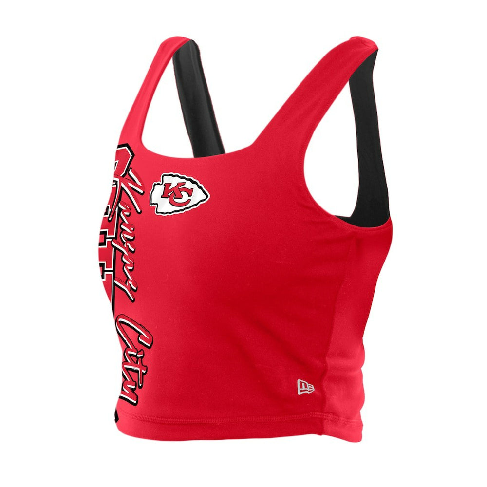 NFL Kansas City Chiefs Women's Reversible Cropped Sport Classics Tank Top