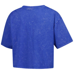 NFL Detroit Lions Women's Cropped Boxy Sport Classics Mineral Wash T-Shirt