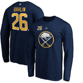 Rasmus Dahlin Buffalo Sabres Fanatics Authentic Stack Name & Number T-Shirt