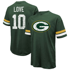NFL Green Bay Packers Jordan Love Majestic Threads Name & Number Oversize Fit T-Shirt